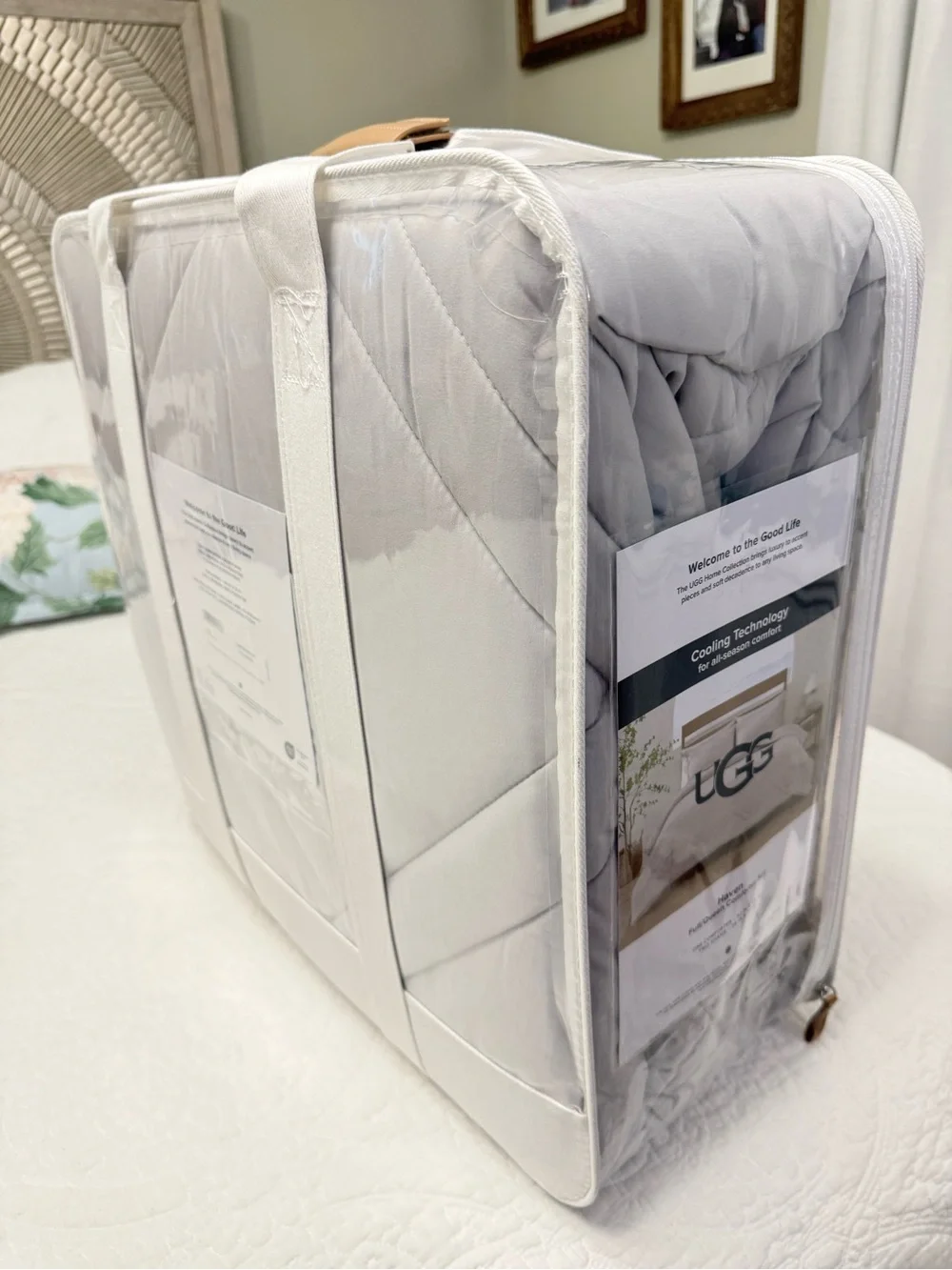 UGG Haven Full/Queen Comforter Set in Light Gray